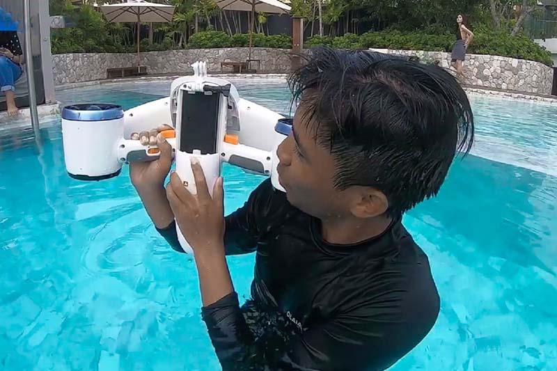 รีวิวสกู๊ตเตอร์ดำน้ำ SUBLUE WHITESHARK